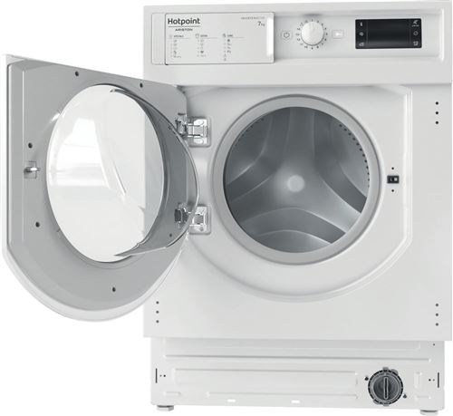 Hotpoint Ariston BI WMHG 71483 EU N - Machine à laver - intégré - Niche -  largeur : 60 cm - profondeur : 57 cm - hauteur : 82 cm - chargement frontal  - 52 litres - 7 kg - 1400 tours/min - blanc - Lave linge hublot - Achat \u0026  prix | fnac