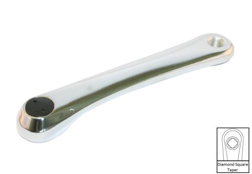 ETC Manivelle gauche en alliage sans goupille Shimano 170mm argent