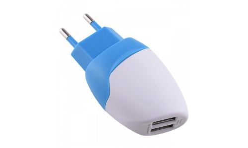 MiLi secteur Double USB 2.4 A blanc