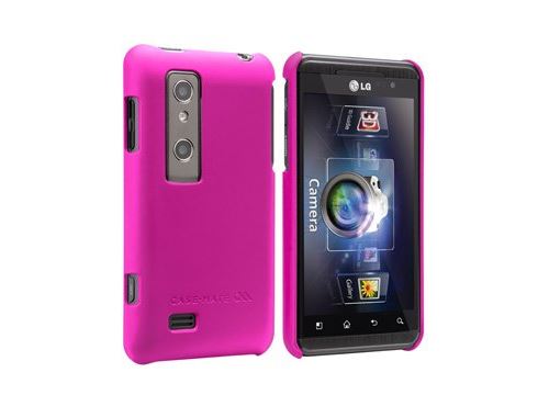 Coque LG Optimus 3D Barely There rose