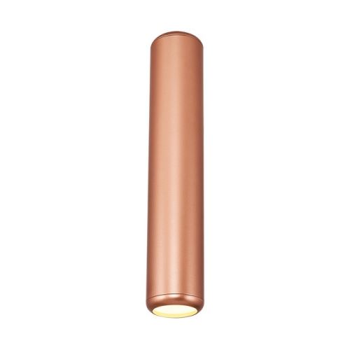 HOMEMANIA Lampe de Plafond Era II Plafonnier - à Cylindre - Murale - Or Rose en Métal, 6 x 6 x 32 cm, 1 x LED, Max 5W, 3000K, 500LM Lumière Blanc Naturel