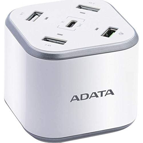 ADATA CU0480QC Intérieur Blanc - Chargeurs de téléphones Portables (Intérieur, USB, 5 V, Blanc)