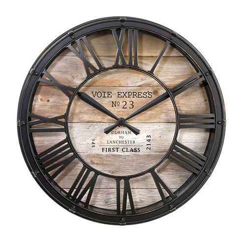 Pendule Vintage - Diam. 39 cm. - Plastique