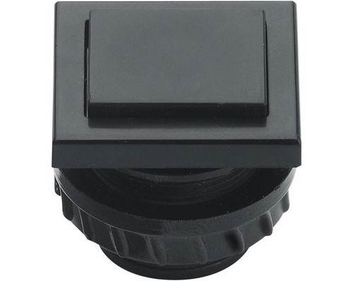 Grothe 61045 Bell Button 12V 1.5A Black Corrosion-Resistant Contacts