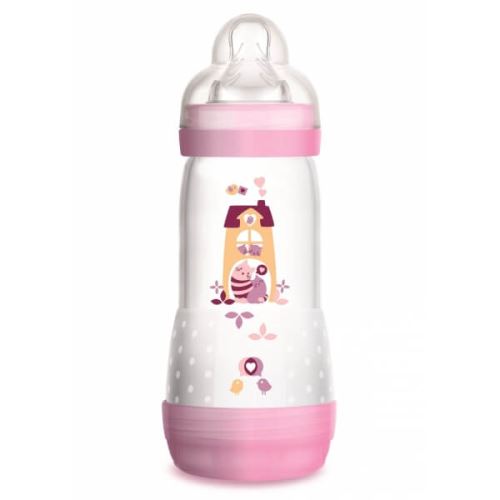 Biberon anti-colique 320ml rose - mam