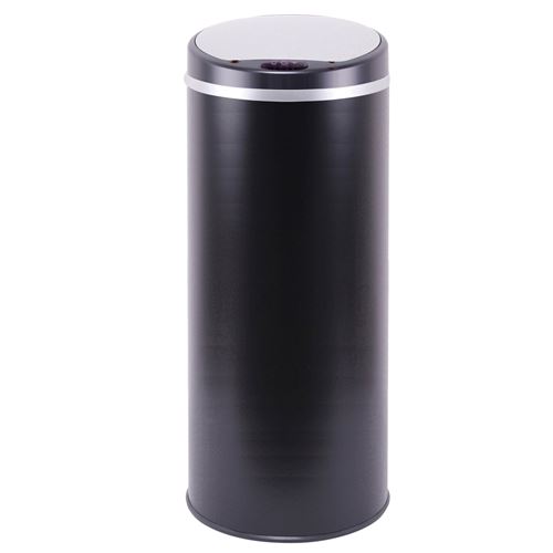 poubelle automatique 42l noir mat - bat-42li black