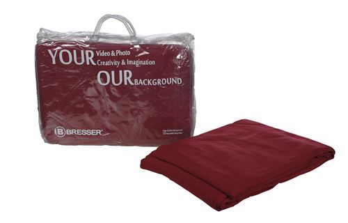 Drap d'arrière-plan bourgogne BRESSER BR-9 3x4m