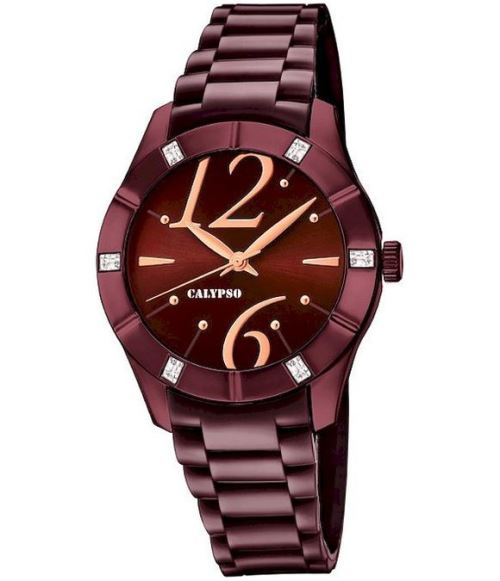 Calypso Montre Femme K5715/5 Argent, cuivre
