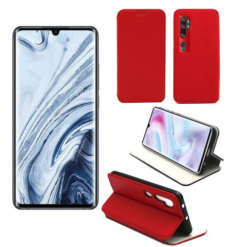 Housse Portefeuille rouge pour Xiaomi Mi 10 PRO à Rabat avec Porte Cartes