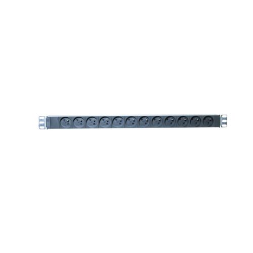 multiprise électrique 12 prises cee 7/5 rackable 19 pouces
