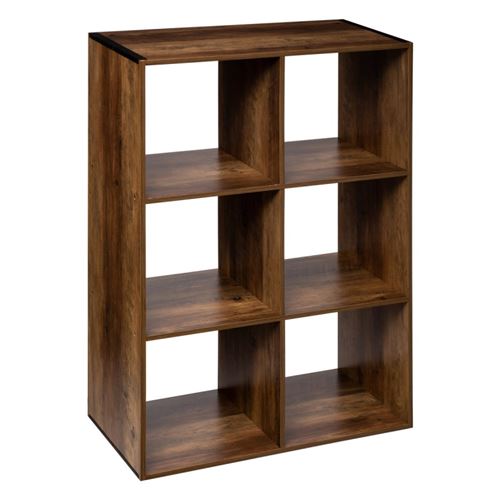 Non Communiqué Marron Etagère 6 Cases Mix Indus 5Five
