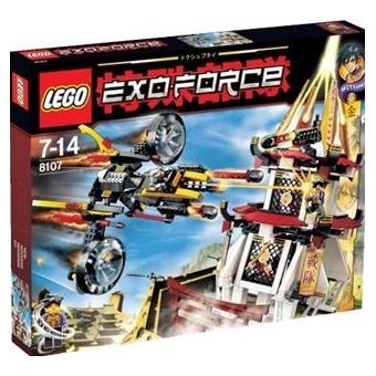 Lego 8107 - exoforce - jeu de construction - sentaï golden tower - 1