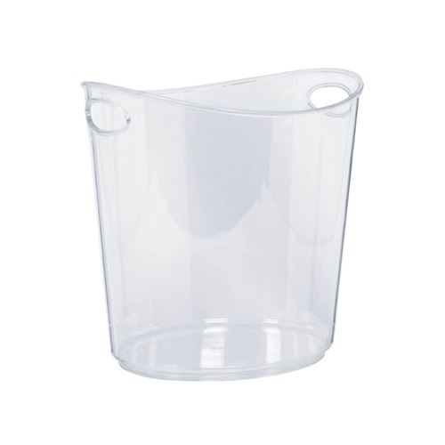 seau à glace en pvc transparent