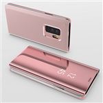 Coque Rabat Miroir Rose pour Samsung Galaxy A20E - Protection Clear View [Phonillico®]