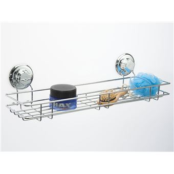 Etagere Murale En Acier Chrome Avec Ventouse 45 4x14 1x11 5cm Easy
