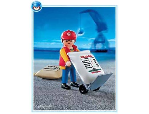 Docker Playmobil avec chariot à main État correct - Playmobil reconditionné disponible sur Fnac