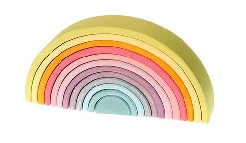 Arc en ciel de construction Pastel - large GRIMM'S