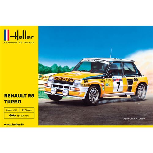 Maquette Renault 5 Turbo 1 24 Heller Modele reduit Achat prix fnac