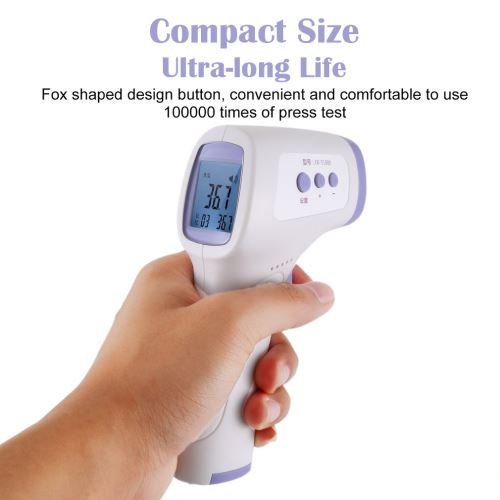 Thermomètre frontal numérique infrarouge pour bébé, Indicateur sans contact