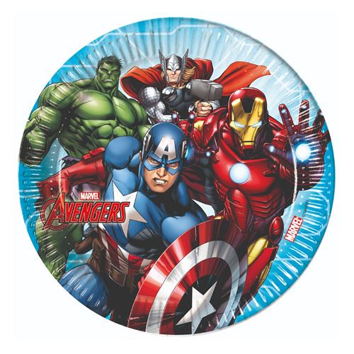 8 assiettes avengers age of ultron  23 cm