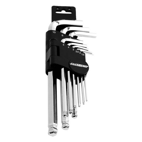 Msc Outils Msc Hex Tool Set Chrome 1-10 mm