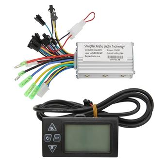 Kit Contrôleur LCD Pour Vélo électique – Écran étanche – Moteur Brushless 24V-48V 250W/350W
