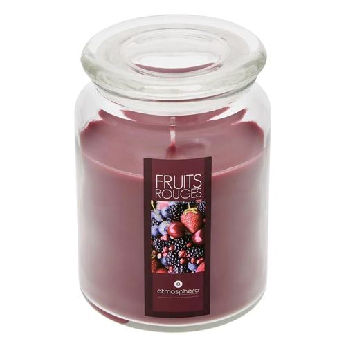 Paris Prix Rouge Comptoir De La Bougie - Bougie Parfumée En Verre "Couvercle" 510G Fruits S - Image 1