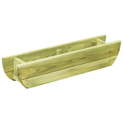 Jardinière 80x16x16 cm Bois de pin imprégné