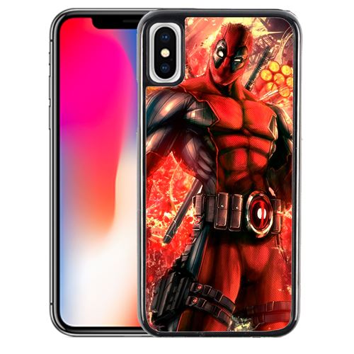 Coque pour iPhone XS deadpool comic
