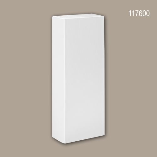 Pied de demi-colonne 117600 Profhome Colonne Élement décorative design intemporel classique blanc
