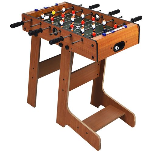giantex Baby-Foot Pliable, Table de Jeu de Football, Table Soccer