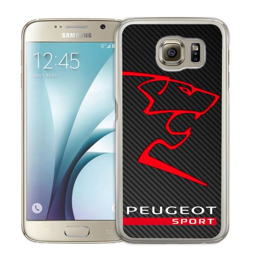 Coque pour Samsung Galaxy S7 peugeot sport logo