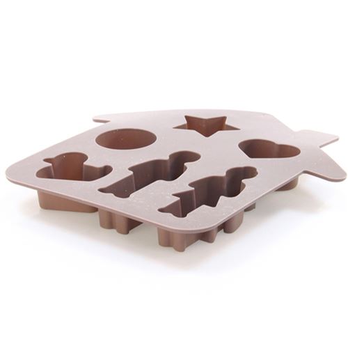 Moule fantaisie Maison - Silicone - Taupe