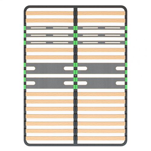 Sommier 2x16 lattes 140x200cm