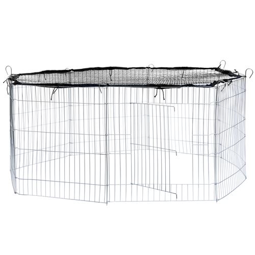 Meilleurs prix pour TecTake Enclos pour rongeurs Ø 145 cm - noir