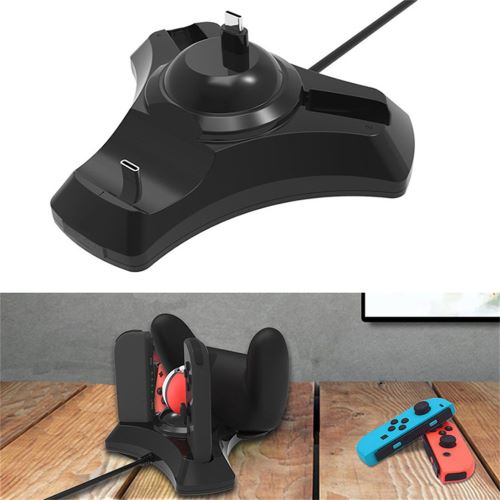 4en1 Chargeur Support Support Dock Support pour Nintendo Commutateur Poké Ball Plus / joie co