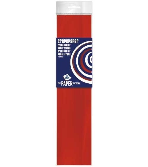 Haza Original papier crêpe The Paper Factory250 cm rouge