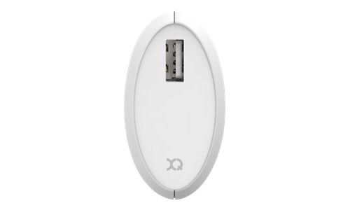 Xqisit Travel Charger - Adaptateur secteur - 2.4 A (USB) - blanc - Europe