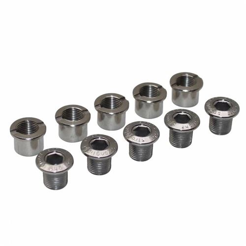 Intravis pedalier stronglight route double inox (jeu de 5)