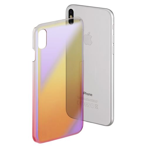 Hama Cover Mirror Pour Apple IPhone X Jaune / Rose