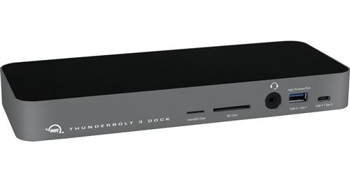 OWC Thunderbolt 3 Dock - Station d'accueil - Thunderbolt 3 - Mini DP - GigE - 85 Watt