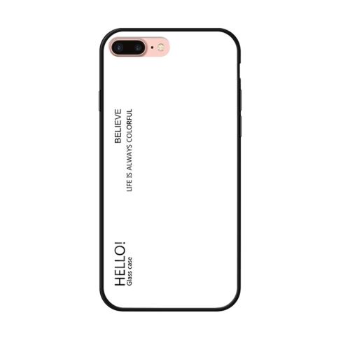 Iphone 8 Plus Coque Protection Plastique Dégradé Blanc Als89904
