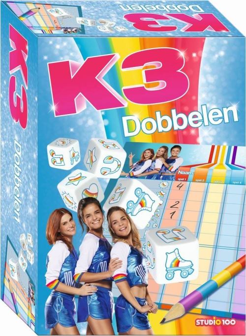 Studio 100 jeu de dés K3 Rollerdisco girls (NL)