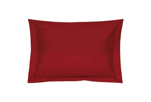 Taie oreiller Percale Rubis 65 x 65