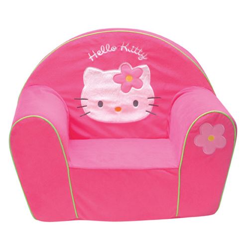 Fauteuil Club Hello Kitty en polyvelours