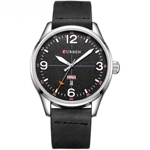 Quartz Sport Argent+Blanc Montre Homme