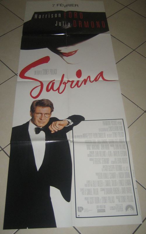 Sabrina - Harrison Ford AFFICHE CINEMA ORIGINALE