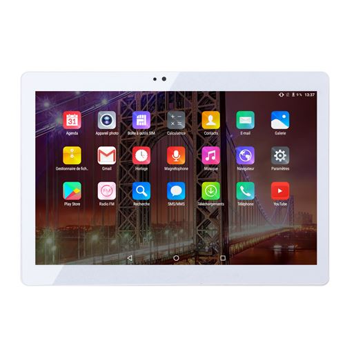 Tablette tactile YONIS Tablette Android 12 Quad Core 10 pouces WiFi  Bluetooth 2GB + 32GB + SD 32Go Violet
