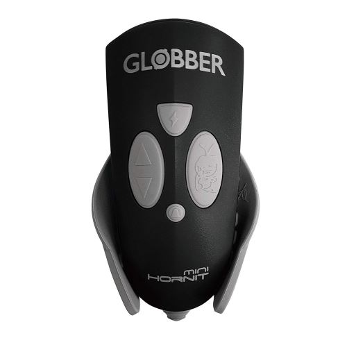 Globber - Sonnette Klaxon Lumière Eclairage Mini Hornit - Noir