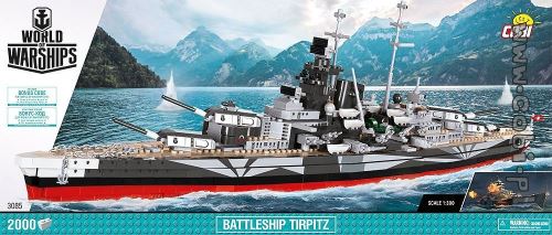 Cobi world of Warship - 3085 - Battleship Tirpitz
